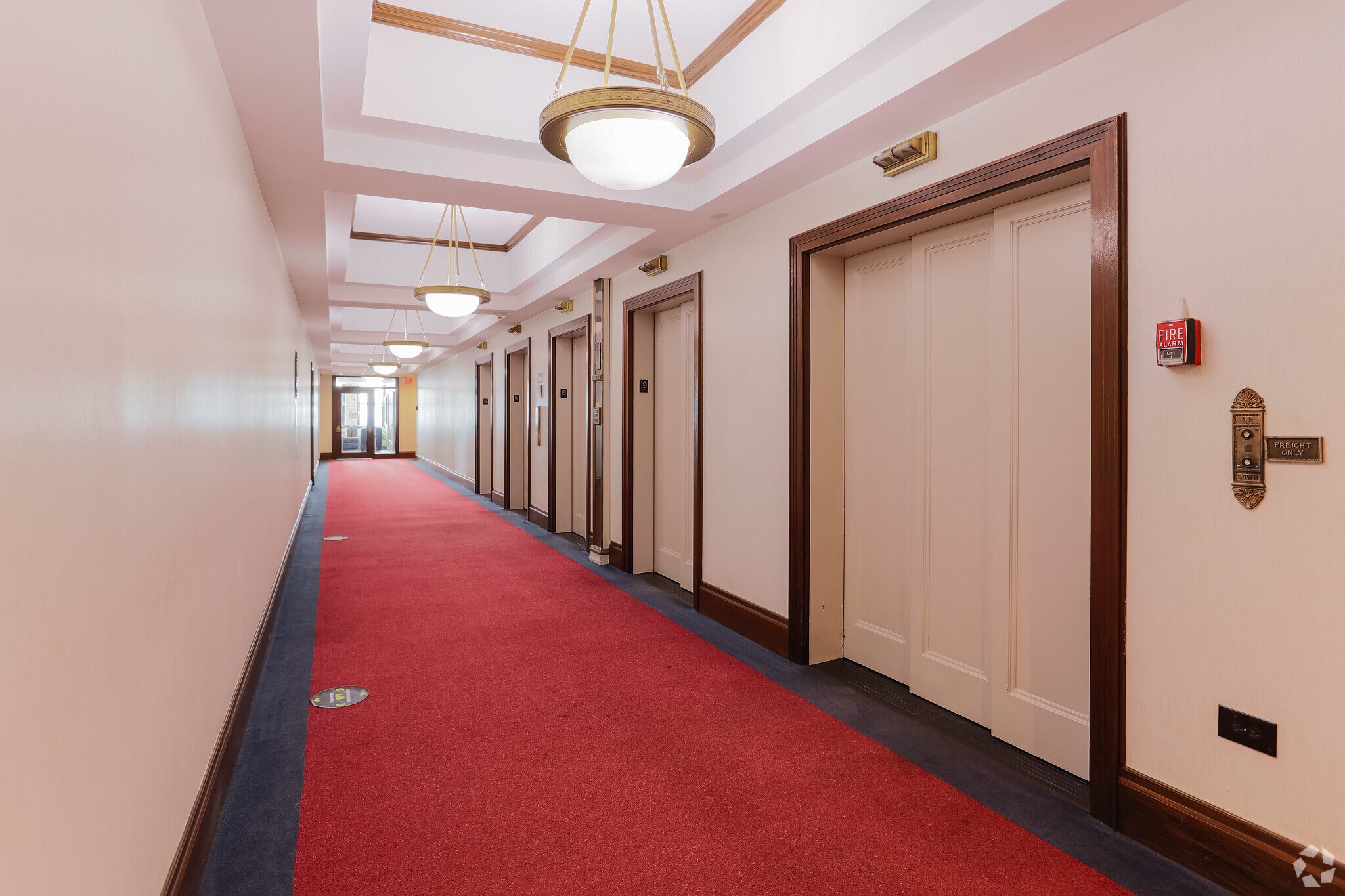 liberty building hallway